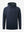 3D front view of youth long sleeve hoodied with kangaroo pocket in navy, showing clean design.