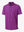 3D view of MAELREG Performance Jersey Print Polo in Purple Red Buffalo – breathable golf fabric