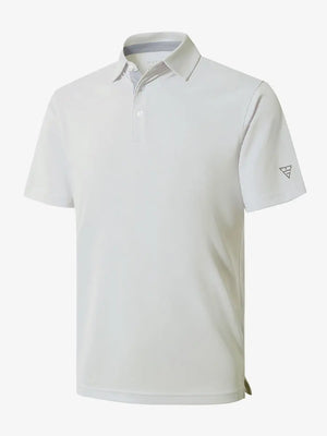 3D view showcasing CREAM Ventilated Pique Performance Polo design