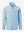 Lightweight water-resistant outerwear jacket in light blue, front 3D view with clean structure