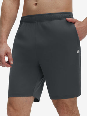 Breathable Running Shorts with 4 Zipper Pockets