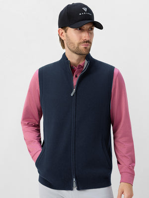 Luxury Wool Blend Warm Full Zip Vests
