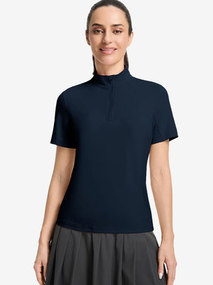 Women's Breathable 1/4 Zip Pullover Golf Shirts
