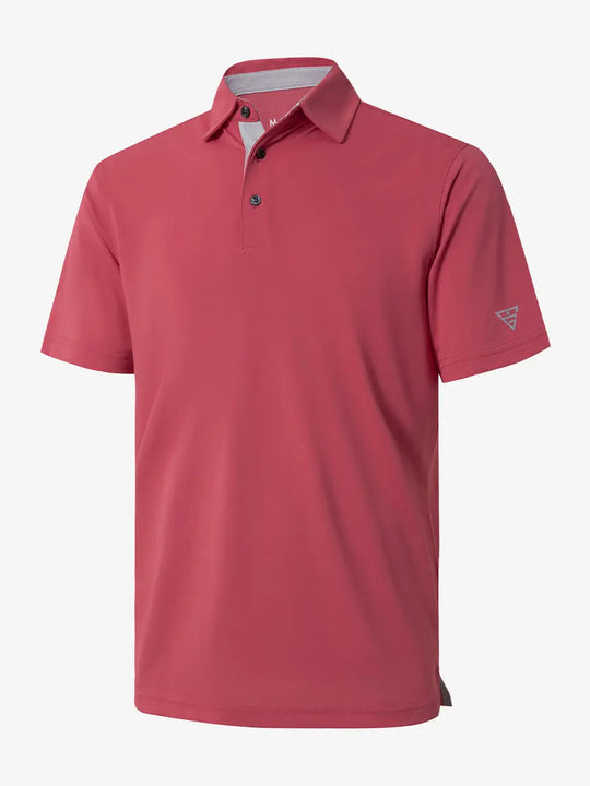 3D view showcasing BRICK Ventilated Pique Performance Polo design