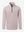 Front 3D view of two tone pique cotton blend q-zip featuring a clean khaki finish