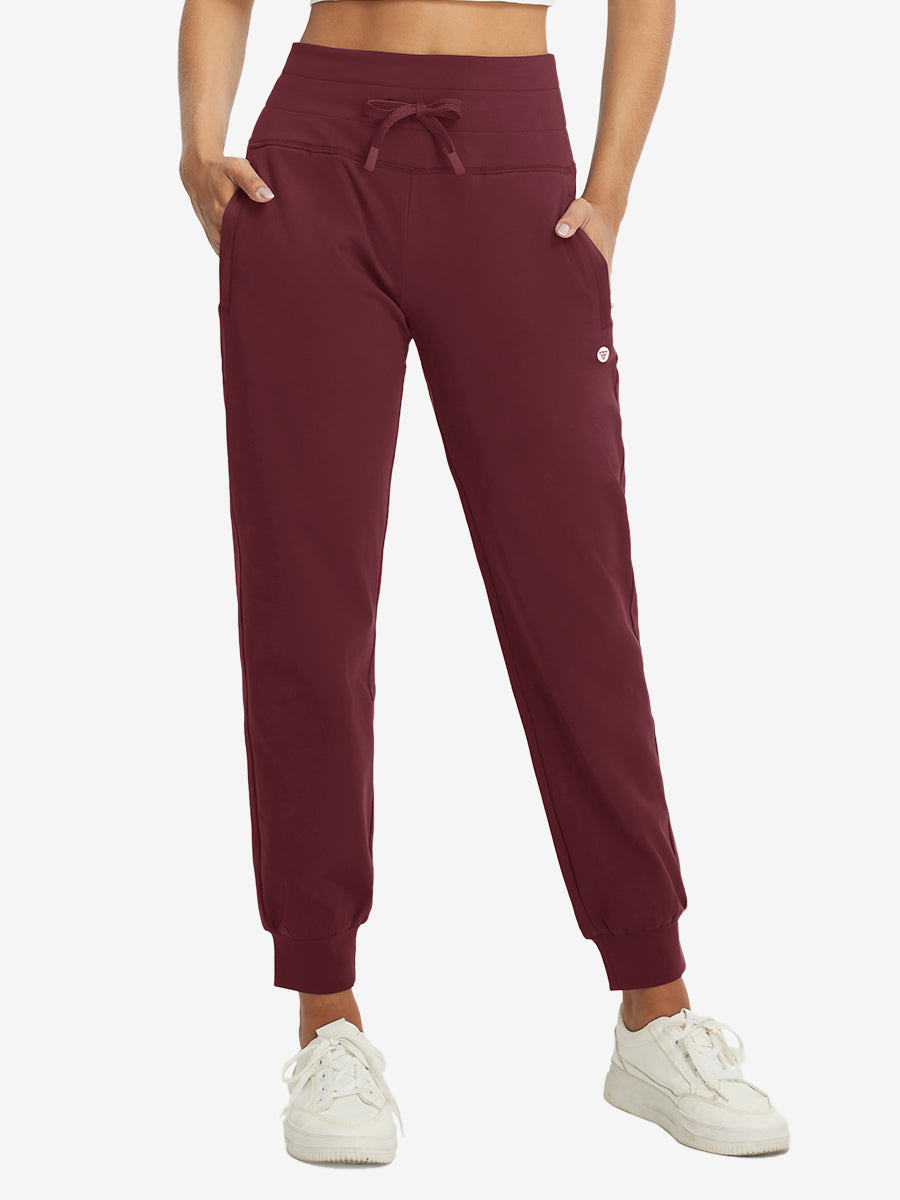 Women's Stretch Fleece Lined Athletic Joggers Sweatpants