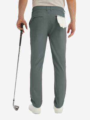 Water Repellent Classic Fit Flat Front Golf Dress Pants