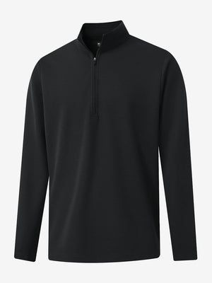 Premium Jacquard Quarter Zip Pullover