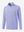3D front view of the lightweight golf quarter zip pullover in lavender, clean and athletic design.