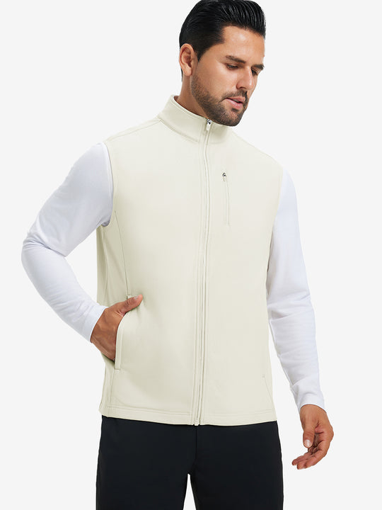 Water-Resistant Fleece Golf Vests
