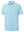 3d rendering of the aqua feather weight jacquard polo shirts, displaying the texture and silhouette clearly