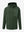 3D front view of the Quarter Zip Polar Fleece Sweatshirt in Olive Green, simple and athletic look.