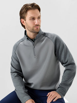 Colorblock Stripe Raglan Quarter Zip
