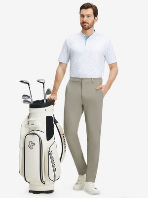 Stretch Cotton Golf Trousers with 5 Pockets