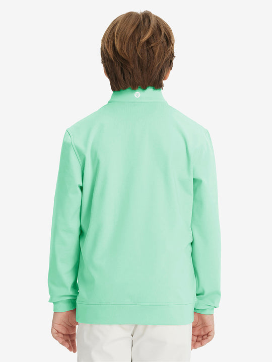 Youth Winter Micro-fleece Quarter Zip Pullover