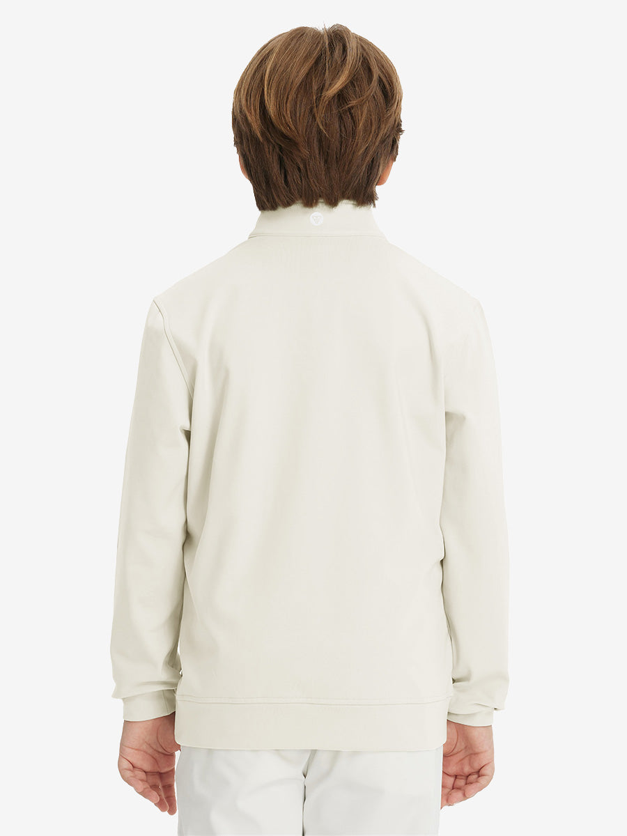 Youth Winter Micro-fleece Quarter Zip Pullover