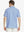 Back view of MAELREG Men's Performance Jersey Print Polo in Blue White Mosaic – athletic fit