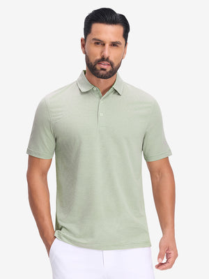 Polos de golf a rayas, cómodos y transpirables