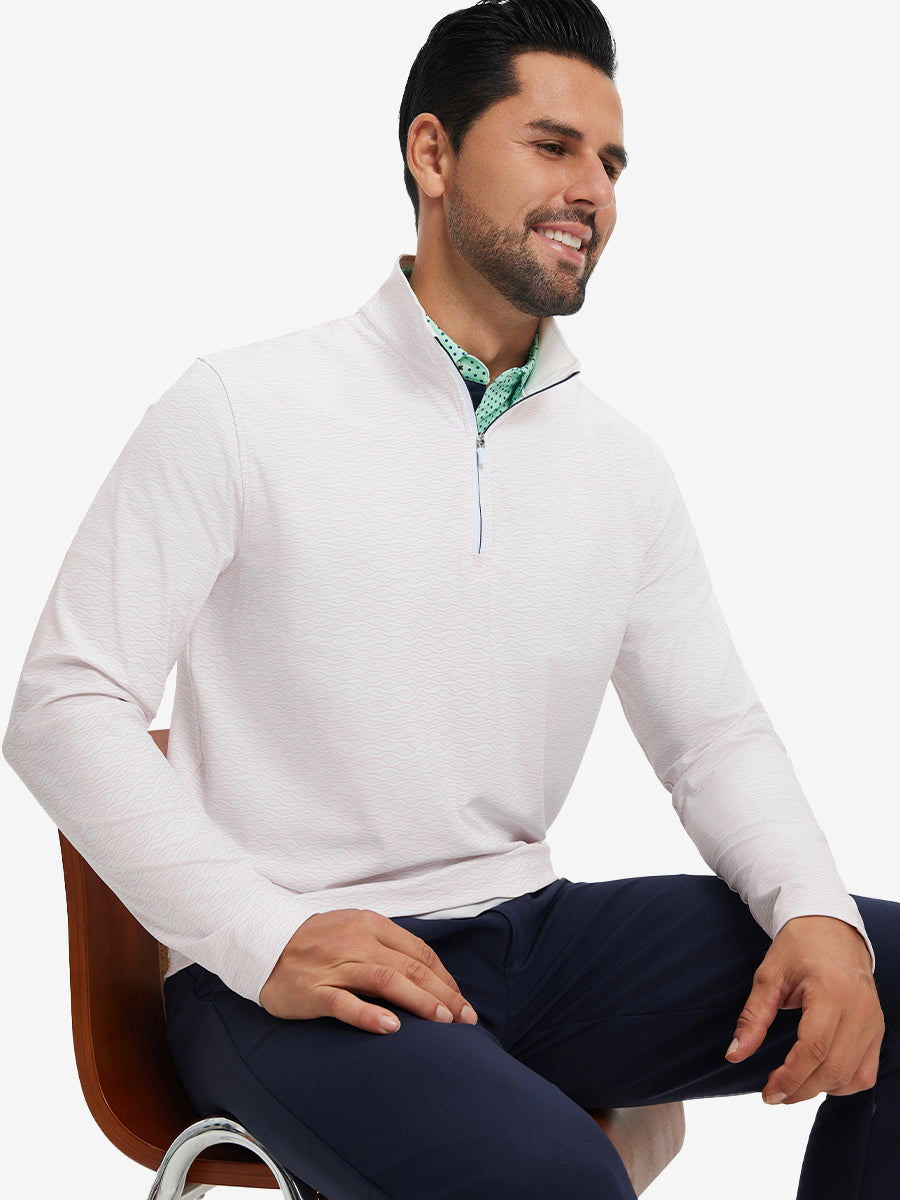 Full Print Quarter Zip Pullover