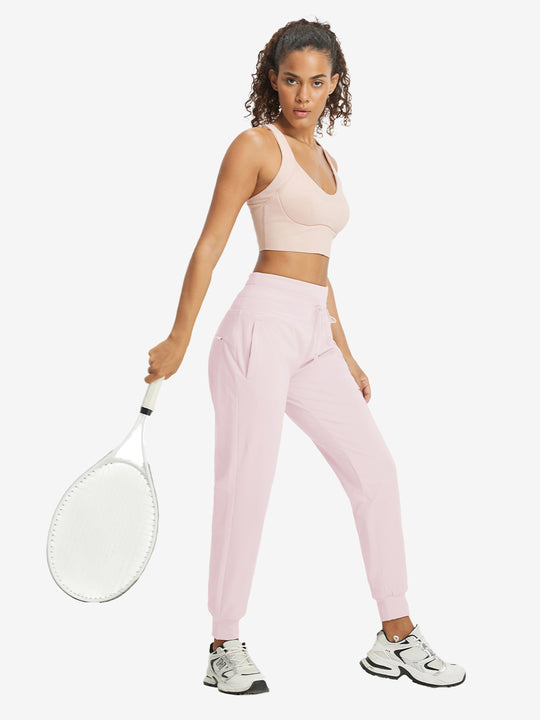 Women's Stretch Fleece Lined Athletic Joggers Sweatpants