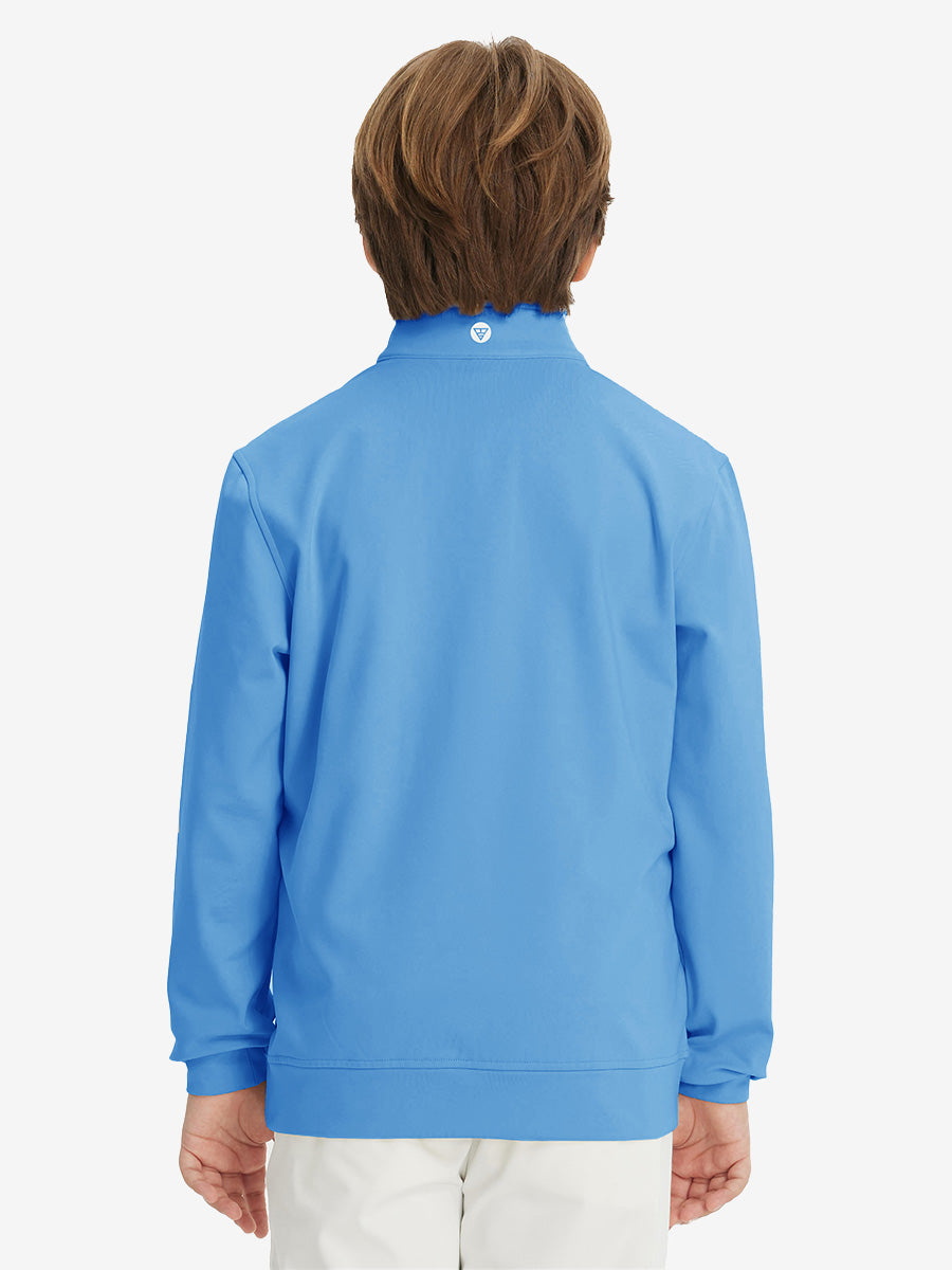 Youth Winter Micro-fleece Quarter Zip Pullover