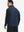 Back view of water-resistant fleece golf vests showing smooth fleece texture in navy