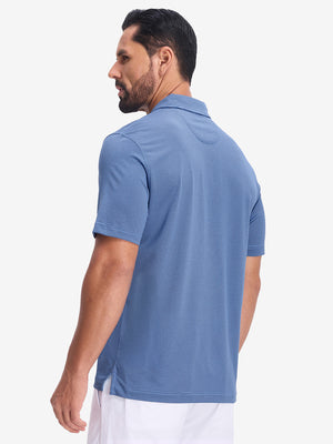 Polos de golf a rayas, cómodos y transpirables