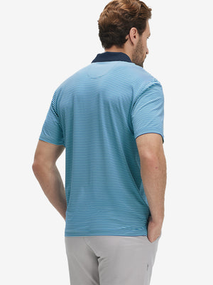 Upgraded Two-tone Striped Quick Dry Polo Shirt