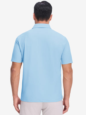 Dry Fit Waffle Textured Collared Golf Shirts