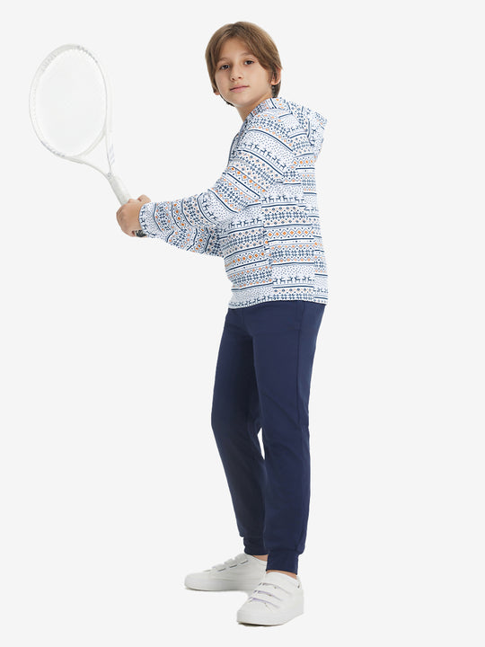 Youth Full Print Stylish Hoodies Pullover