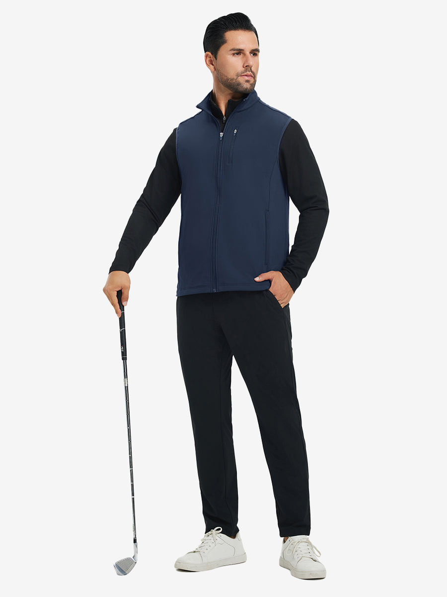 Water-Resistant Fleece Golf Vests