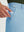 Detail shot of the side pocket on the light blue stretch soft flat front dress golf shorts, showing functionality