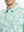 MAELREG Men's Performance Jersey Print Polo – Front chest view in Light Green Leaf