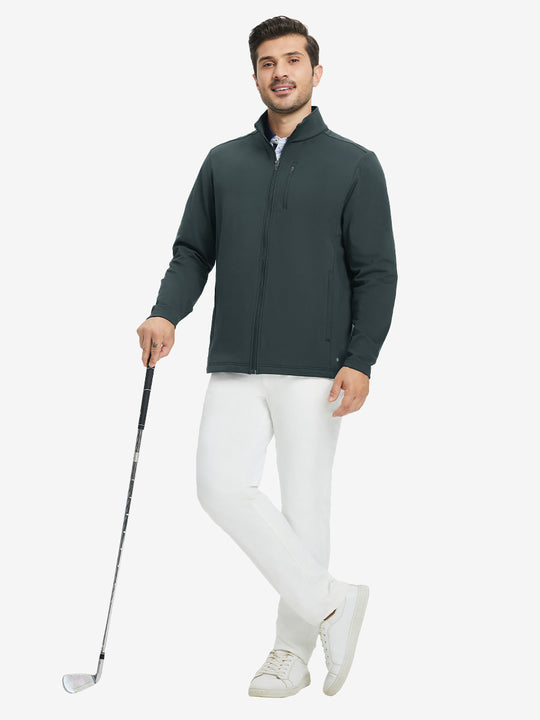 Lightweight Casual Fleece Jacket with 5 Pockets