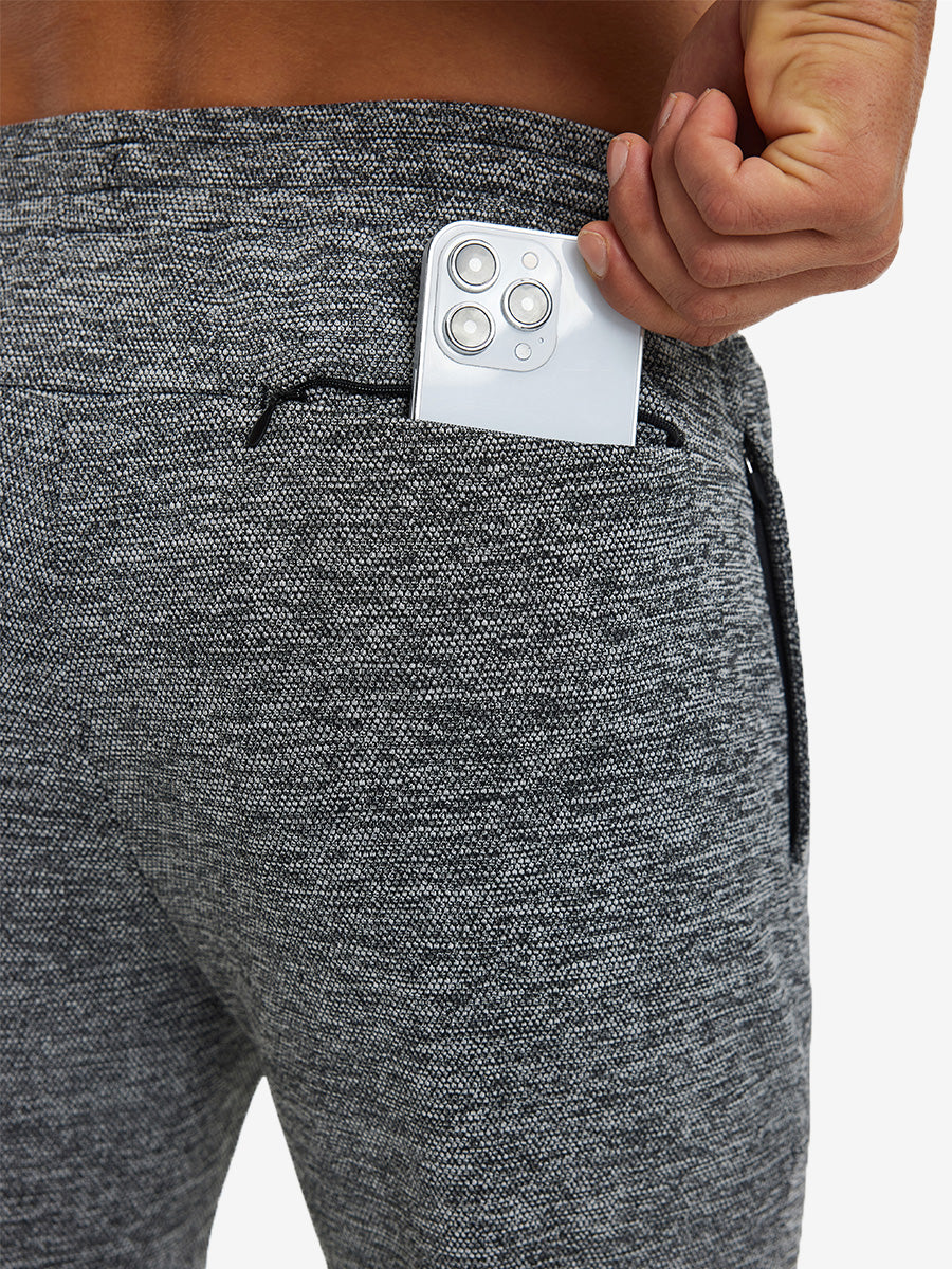 Soft Sweatpants with 4 Zipper Pockets