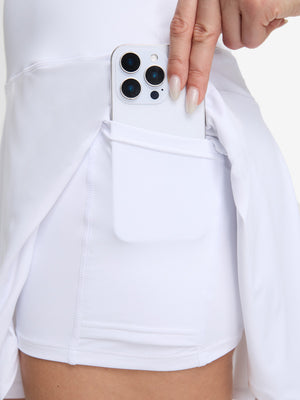 Women's High Waisted Golf Skirts with 4 Inner Pockets