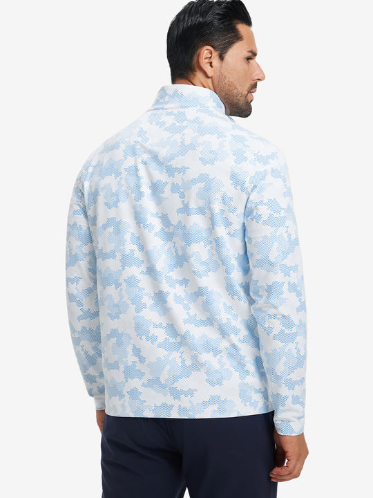 Full Print Lightweight Quarter Zip Pullover
