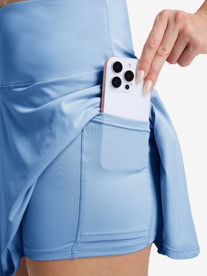 Women's High Waisted Golf Skirts with 4 Inner Pockets