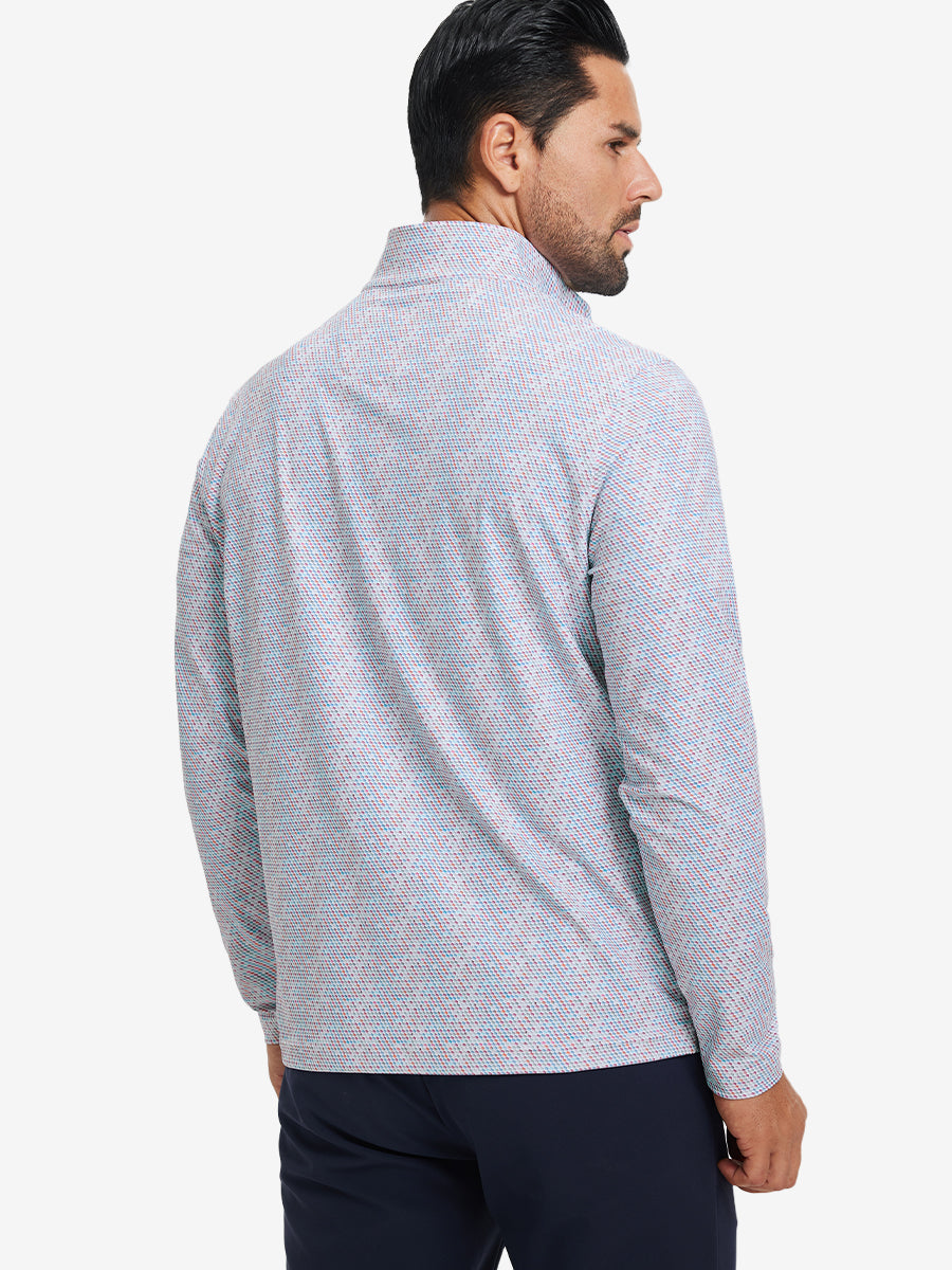 Full Print Quarter Zip Pullover