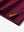 Hem detail of Long sleeve pinstripe jersey polo with neat finish in maroon stripe