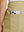 Back pocket detail of Water Repellent 8 Pockets Pants in KHAKI，showcasing pocket functionality.