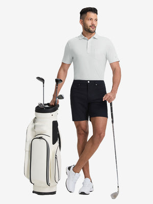 Comfy Cotton Blend Polo Shirts with Pocket