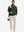 Ultra-Soft Brushed Fleece Lining Quarter Zip Sweatshirt in forest green, model carrying tennis bag