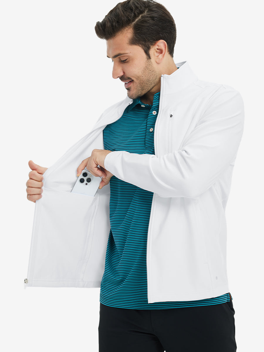 Lightweight Casual Fleece Jacket with 5 Pockets