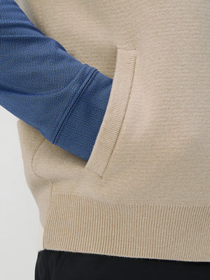 Luxury Wool Blend Warm Full Zip Vests