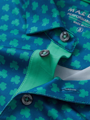 Youth Print Stretch Lightweight Polo Shirts