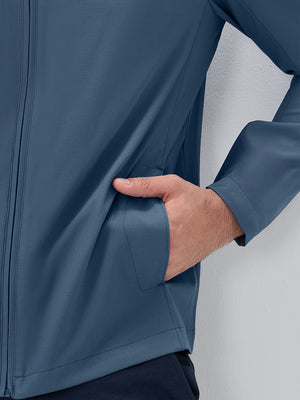 Full Zip Stand Collar Lightweight Windbreaker Jacket