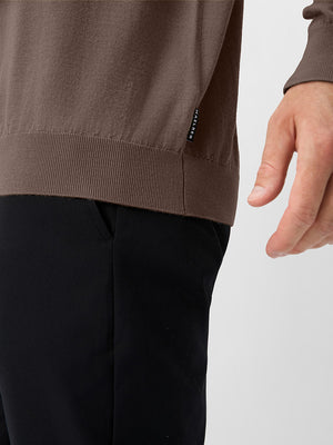 Pure Merino Wool Knit Sweater Polo Shirts