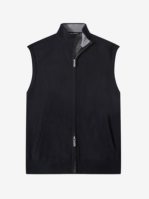 Luxury Wool Blend Warm Full Zip Vests