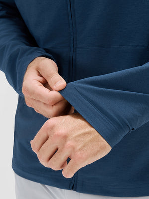 Lightweight Water-Resistant Nylon Blend Jacket